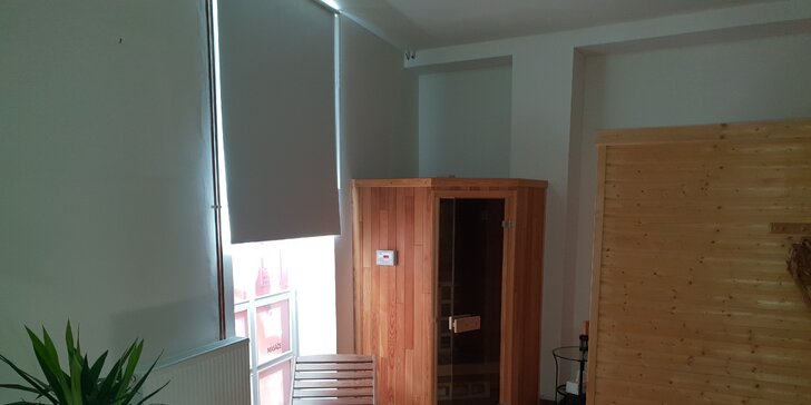 60 nebo 75 min. privátního wellness v centru Brna: sauny, vířivka i relax se sektem