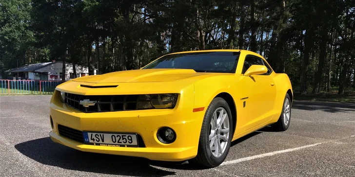 Jízda ve sporťáku Chevrolet Camaro "Bumblebee" z filmu Transformers