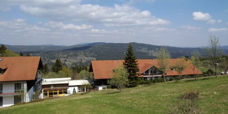 Apartmán v Bavorském lese: kuchyňka, vlastní balkon a výlety po Šumavě