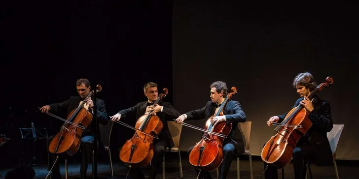 Vstupenka na koncert čtyř violoncellistů Prague Cello Quartet pro 1 osobu