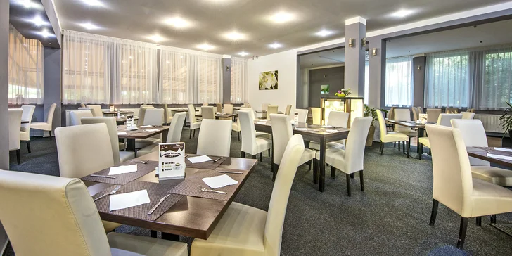 Vyrazte si užít 3 až 5 dní v moderním hotelu, který je přímo propojený s bazénem i lázněmi, do kterých máte během pobytu neomezený přístup. 