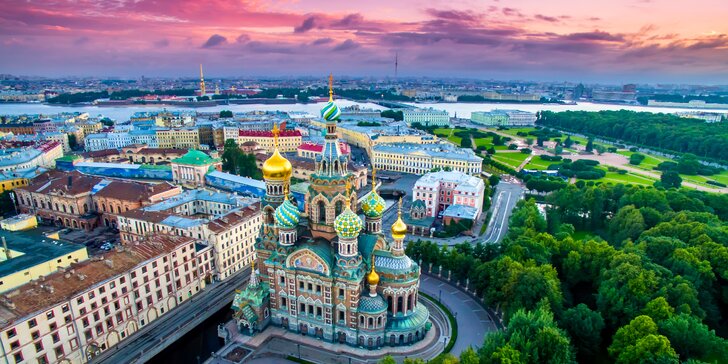 Letecký zájezd do Petrohradu: pestrý program a 3 noci v hotelu se snídaní