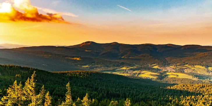 Letní dovolená v krásném Bavorském lese pro pár i rodinu: cyklostezky i pěší turistika