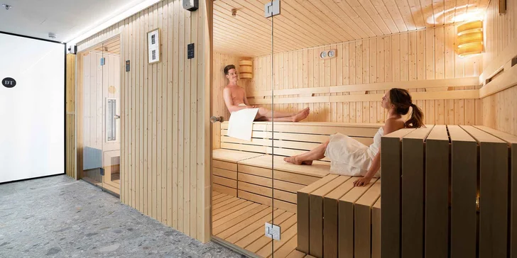 Relaxovať môžete vo fínskej a infra saune.
