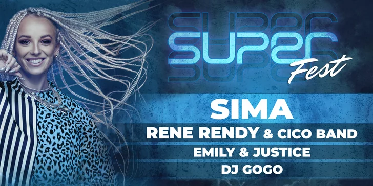 SUPER FEST 2022: Sima, Rene Rendy & Cico Band, Majself a ďalší