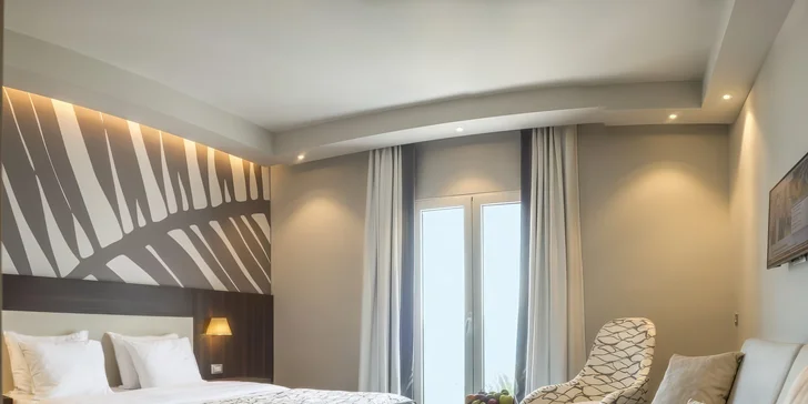 Koupelny v minimalistickém designu podtrhují celkový pocit čistoty a exkluzivity, který vás bude provázet po celou dobu pobytu.
