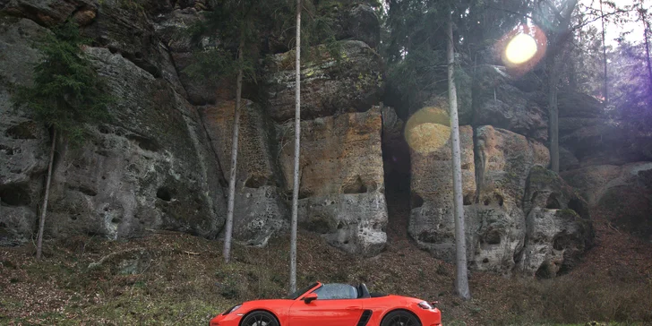 20–60 min. řízení nového kabrioletu Porsche 718 s výkonem 380 koní