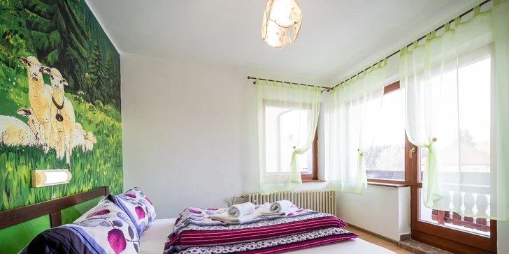 Podle vybrané varianty se zabydlíte v pokoji se dvěma, třemi nebo čtyřmi lůžky. 