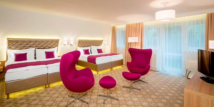 Dovolená v Harrachově: moderní hotel, relax, polopenze a spousta výletů