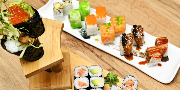 Asijská hostina: sushi and grill all you can eat pro dospělé i děti