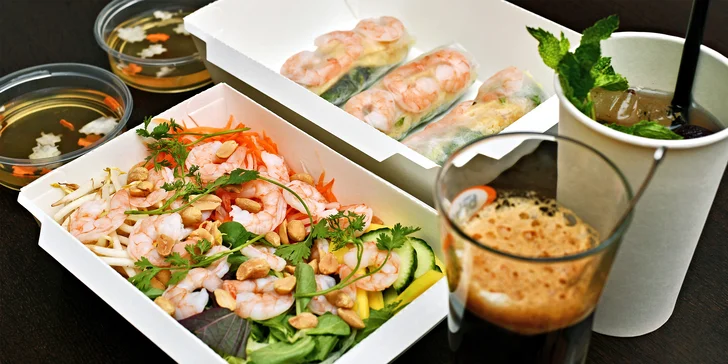 Piknikujte na Náplavce: take away nápoje, závitky i salát pro 1 i pro 2 osoby