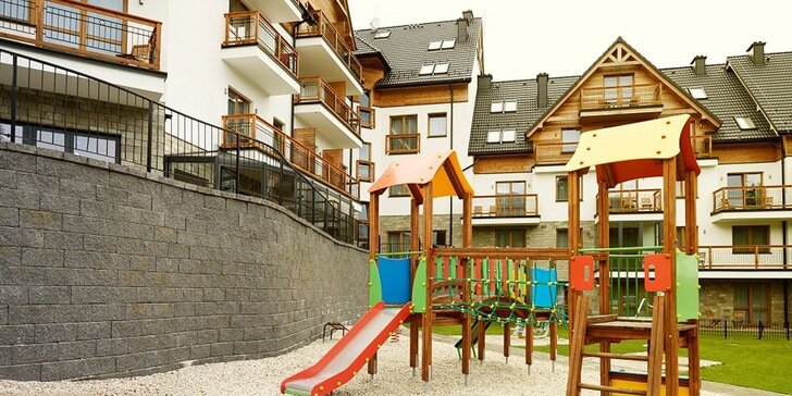 Pobyt v polských Krkonoších pro pár i rodinu: moderní apartmány, snídaně a wellness, 2 děti zdarma