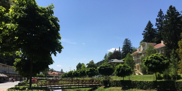 Lázeňské léto v Luhačovicích: polopenze,wellness, procedury i přehrada