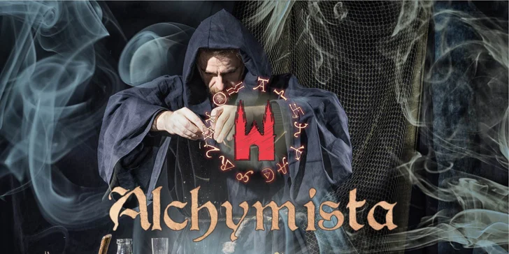 Alchymista: venkovní úniková hra po staré Praze pro 2–5 os.