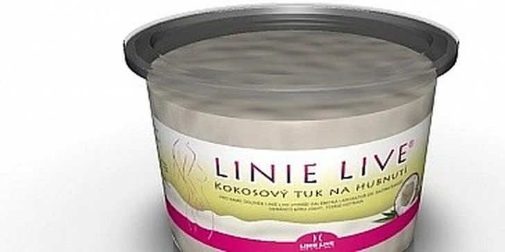 Kokosový tuk na hubnutí LINIE LIVE Zhubněte bez hladovění