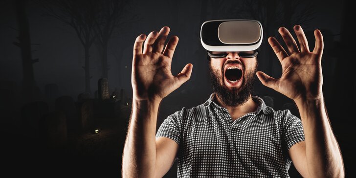 Unikněte ze hřbitova: 60 min. únikové hry ve virtuální realitě pro 2 osoby