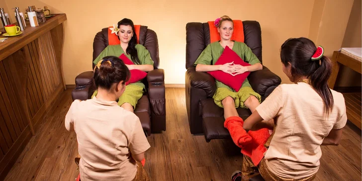 Hýčkání v salonu v Českém Krumlově: 30 či 60 minut reflexní masáže chodidel