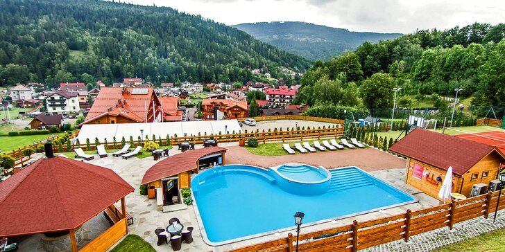 Pobyt ve 4* hotelu v polských Beskydech: neomezený wellness i polopenze