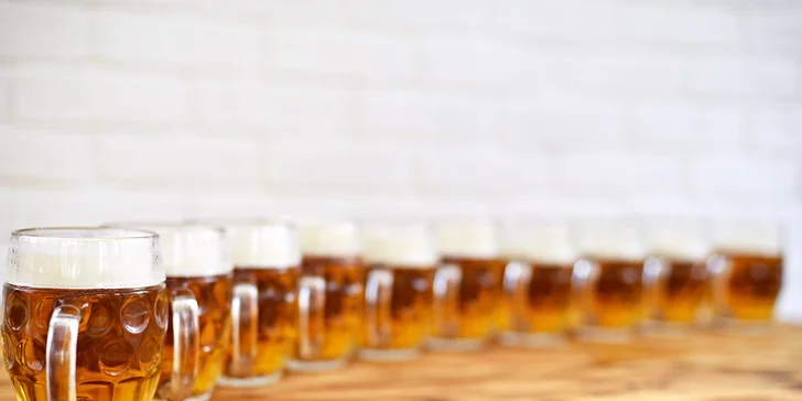 Vyrazte na metr piv: 10× pivo Březňák 11° s krásným výhledem do zeleně
