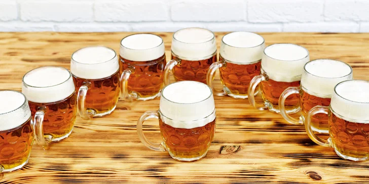 Vyrazte na metr piv: 10× pivo Březňák 11° s krásným výhledem do zeleně