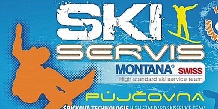 „Závodní lyžarský servis“ od servisního střediska Montana swiss