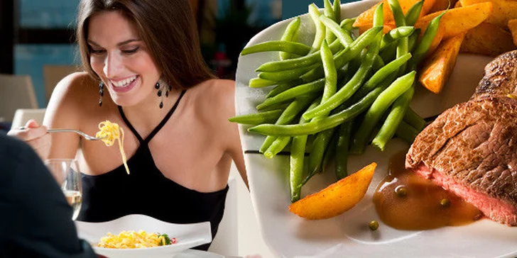 279 Kč za DVA šťavnaté steaky nebo jakákoli jiná jídla a až DVA nápoje z nabídky restaurace Krušnohorský dvůr v hodnotě 560 Kč. Sleva 50 %!