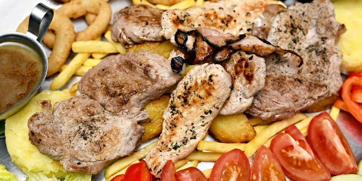 Rudolfovo fresh plato pro dva jedlíky v Golemově restaurantu