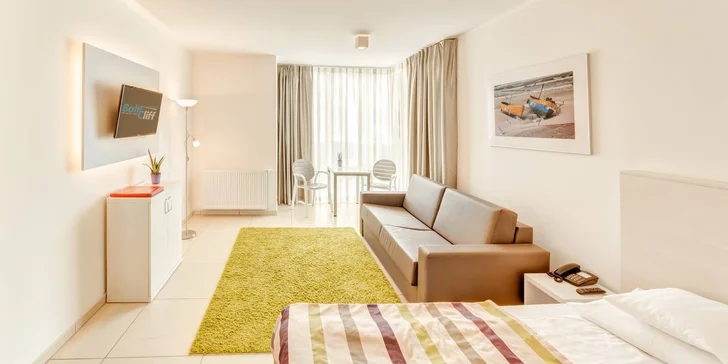 Až 8 dní u Baltského moře v Polsku: moderní apartmány, střešní terasa s lehátky i snídaně