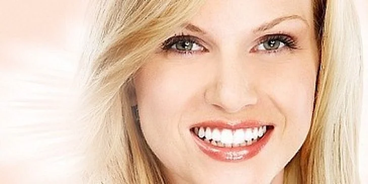 Profesionální neperoxidové bělení zubů laserovým LED světlem