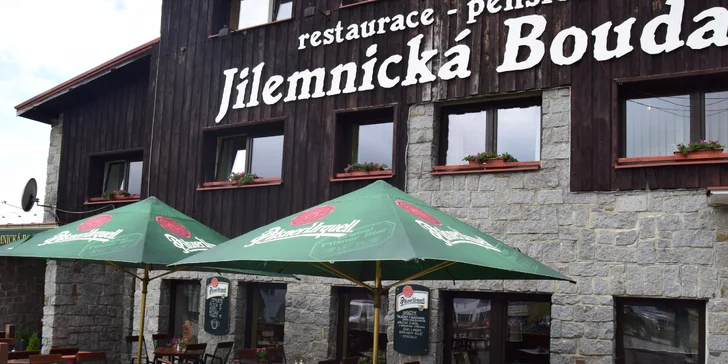 Aktivní odpočinek v Krkonoších pro dva: pobyt v Jilemnické Boudě se snídaní či polopenzí