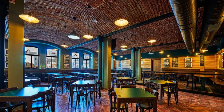 Hovězí Coyote Burger s hranolky a bylinkovo-česnekovým dipem