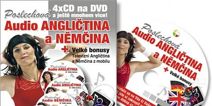 Poslechová AUDIO Angličtina + Němčina HROU