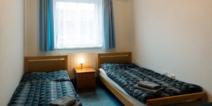 Pokoje jsou útulné a poskytují veškerý komfort k plnohodnotnému odpočinku (pokoj Standard).