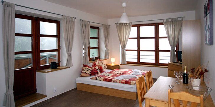 Ubytování v srdci Krkonoš: zařízené apartmány až pro 8 osob