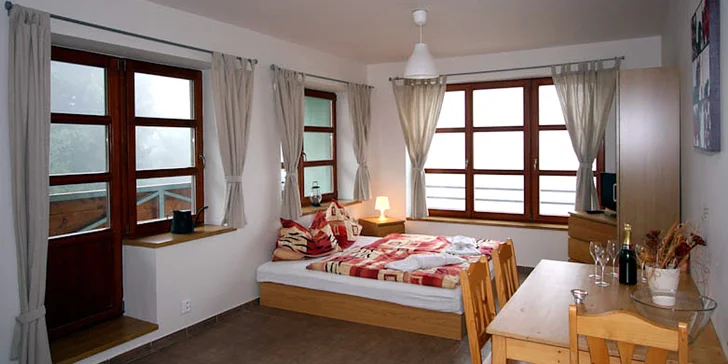 Ubytování v srdci Krkonoš: zařízené apartmány až pro 8 osob