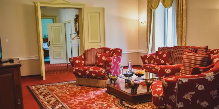 V apartmánu Deluxe se budete cítit jako v pohádce.