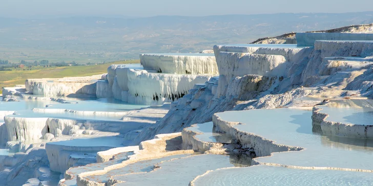 Výlety po Turecké riviéře: Pamukkale i delfíni, vyzvednutí ve vašem hotelu a český průvodce
