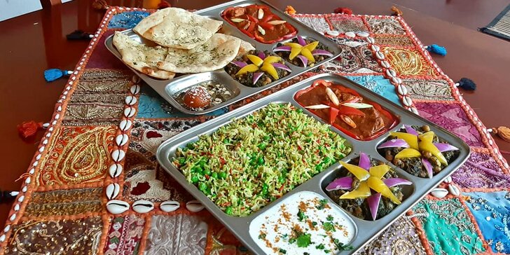 Na skok do Indie: degustační menu plné chutných specialit pro 2 osoby