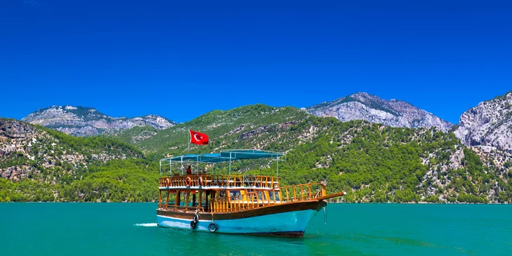 Výlety po Turecké riviéře: Pamukkale i delfíni, vyzvednutí ve vašem hotelu a český průvodce