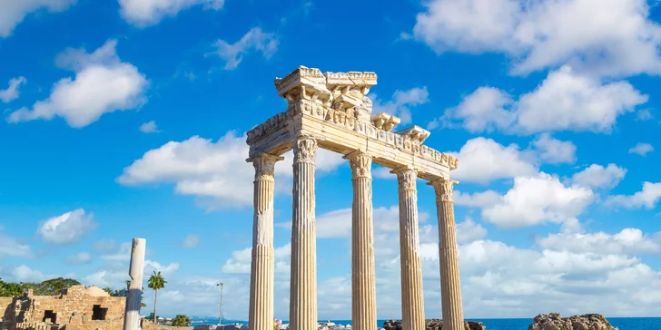 Výlety po Turecké riviéře: Pamukkale i delfíni, vyzvednutí ve vašem hotelu a český průvodce