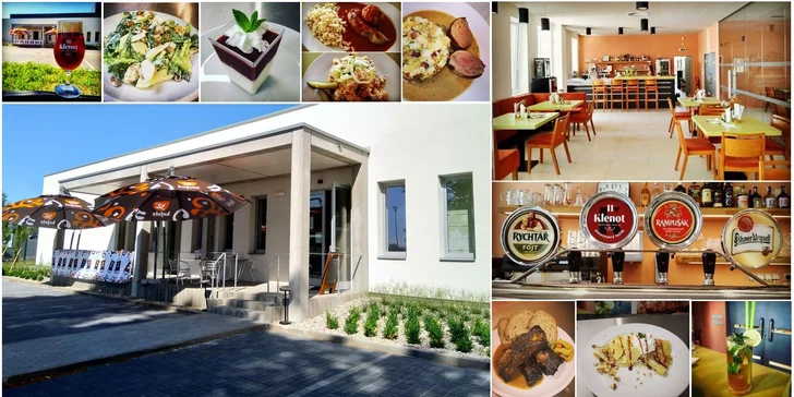 Polední fitness menu s nápojem i kávou v nové restauraci v Solnici