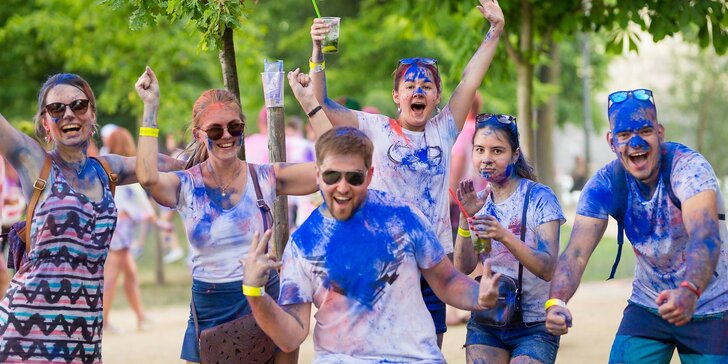 Šílenství barev na Střeleckém ostrově: vstupenka na Holi Open Air Festival