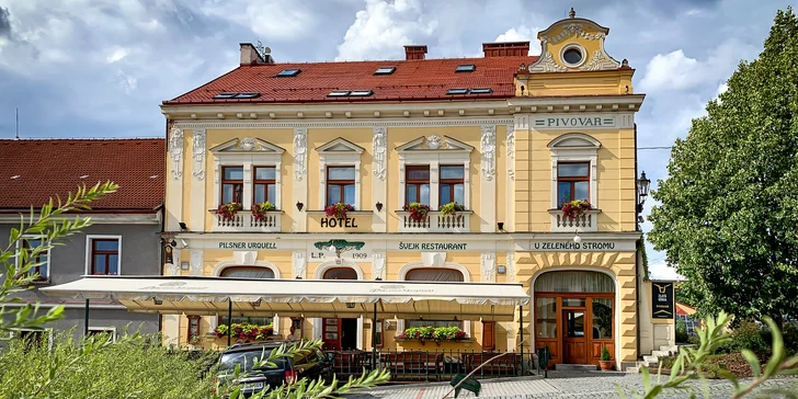 Vaším útočiskom sa stane hotel U Zeleného stromu.