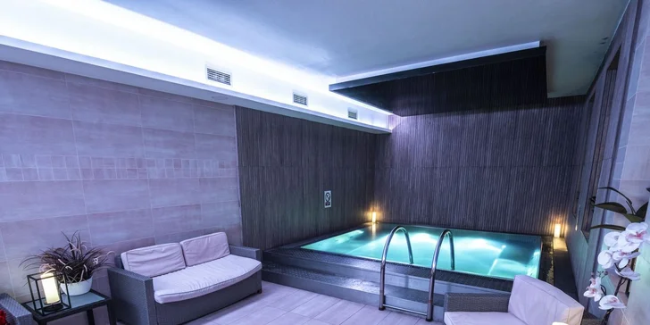 Každý den si také můžete užít 60minutový vstup do wellness s finskou saunou a vířivkou.