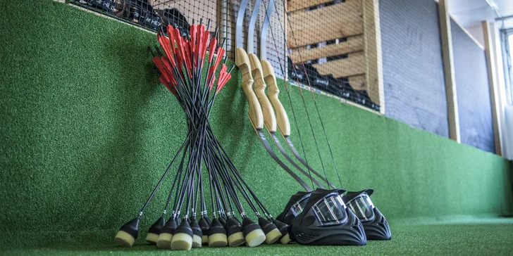 Staňte se lučištníkem: hodina archery game v kryté hale pro jednoho i skupiny