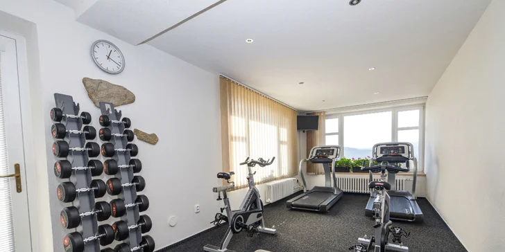 Zajít můžete také do zdejšího fitness centra.