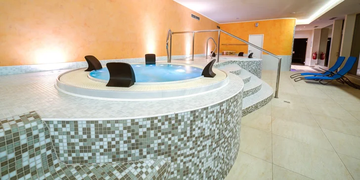 Užijete si nielen komfortné ubytovanie a chutné jedlo, ale aj wellness.