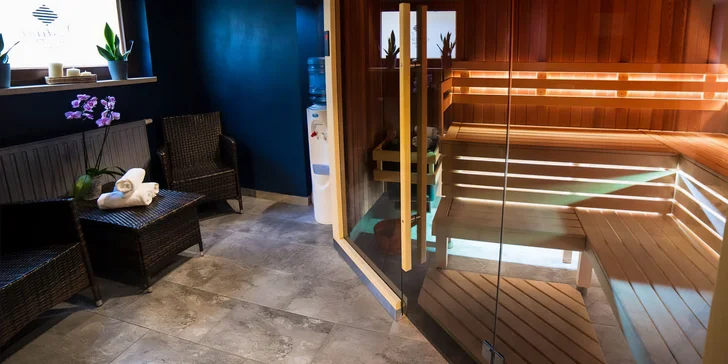 V ceně pobytu máte neomezený relax ve wellness.