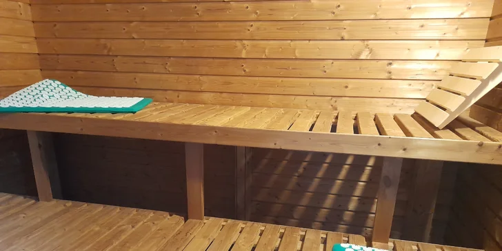 Za příplatek je k dispozici sauna s odpočívárnou. 