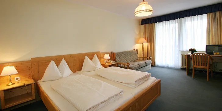 Přivítá vás příjemný 3* rodinný hotel Ferienhotel Alber.